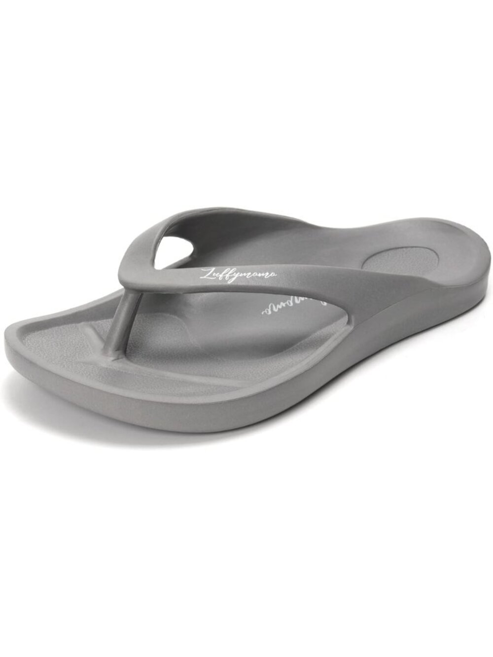 Unisex Grey Flip Flops Sandals Slip on Sport Summer Beach Thong Casual
